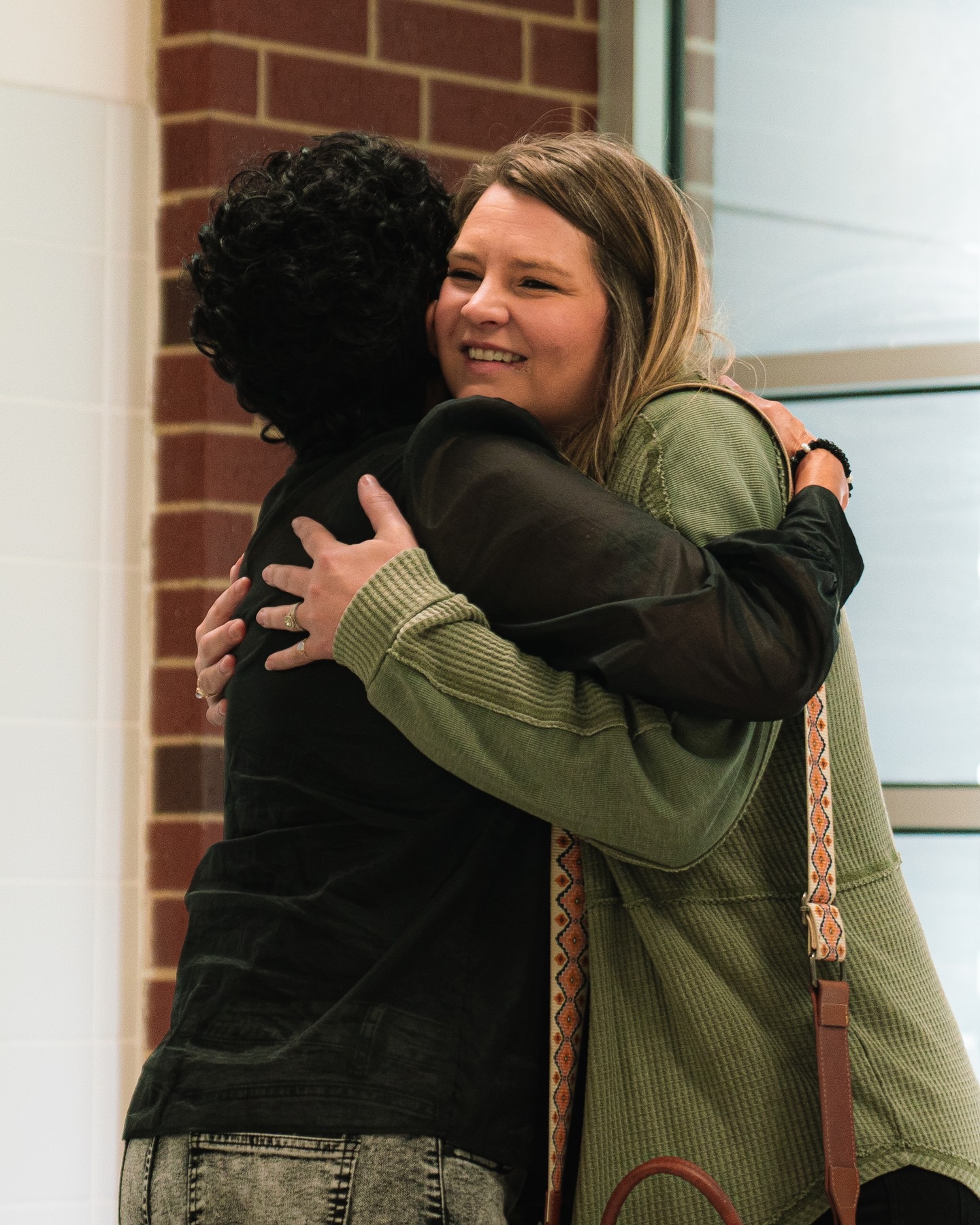 A warm hug and a smile at Life Fellowship